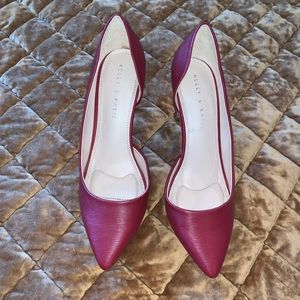 Kelly & Katie faux leather Driella heel